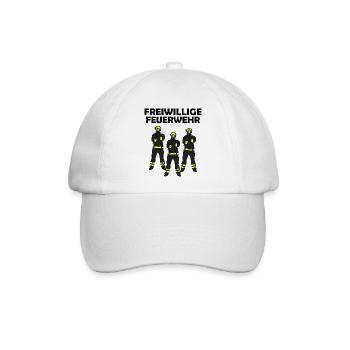 Freiwillige Feuerwehr - Baseballkappe - Weiß/Weiß - Vorne