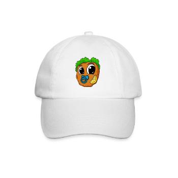 Baby Schnitzel - Baseballkappe - Weiß/Weiß - Vorne