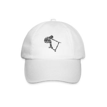 Scooter - Baseballkappe - Weiß/Weiß - Vorne