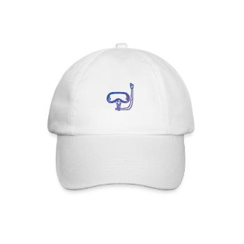 Tauchen Tauchsport Tauchlehrer Tauchurlaub - Baseballkappe - Weiß/Weiß - Vorne
