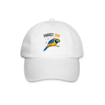 Papagei - Baseballkappe - Weiß/Weiß - Vorne