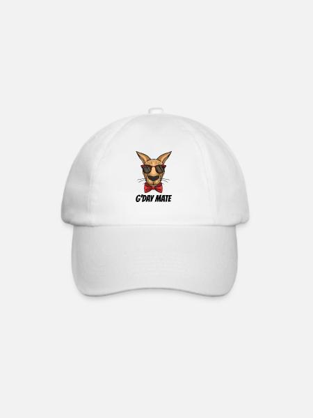 Känguru G'Day Kumpel - Baseballkappe - Weiß/Weiß
