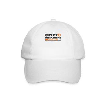 Bitcoin Miner Kryptowährung Bitcoin Mining Miner - Baseballkappe - Weiß/Weiß - Vorne