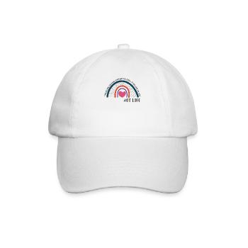Ergotherapeutin Ergo Ergotherapeut Therapeut - Baseballkappe - Weiß/Weiß - Vorne