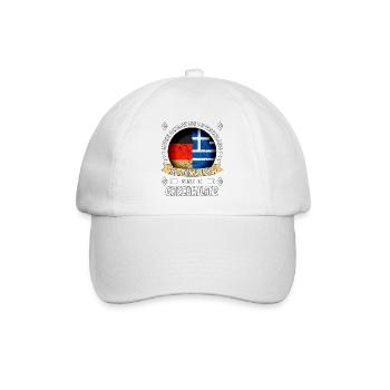 Heimat Deutschland Wurzeln - Baseballkappe - Weiß/Weiß - Vorne