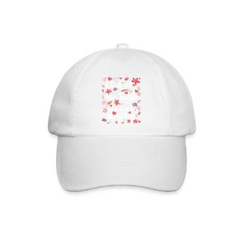 Beste Tante - Baseballkappe - Weiß/Weiß - Vorne