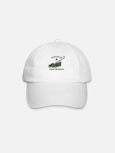 Garten Rasenmäher - Baseballkappe - Weiß/Weiß