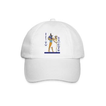 Anubis - Baseballkappe - Weiß/Weiß - Vorne