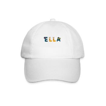 Ella - Baseballkappe - Weiß/Weiß - Vorne
