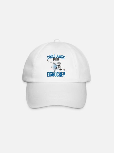 Eishockey - Baseballkappe - Weiß/Weiß