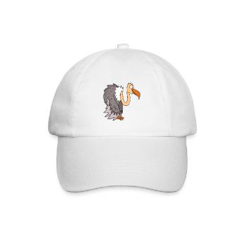 Geier - Baseballkappe - Weiß/Weiß - Vorne
