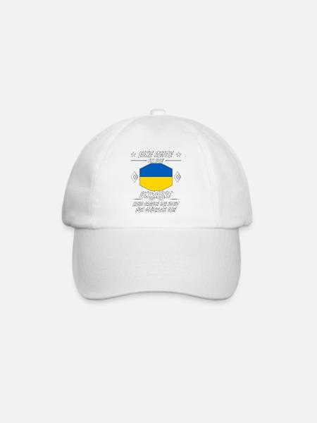 EINE REISE IN DIE UKRAINE - Baseballkappe - Weiß/Weiß