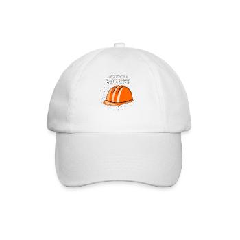 BAUHELM ZUKÜNFTIGER BAULEITER - Baseballkappe - Weiß/Weiß - Vorne