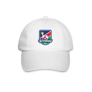 Windhuk - Namibia - Baseballkappe - Weiß/Weiß - Vorne