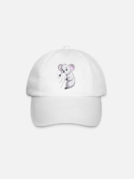 Koala - Baseballkappe - Weiß/Weiß