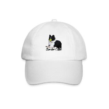 Sheltie Border Collie Hundesport Collie Rassehund - Baseballkappe - Weiß/Weiß - Vorne