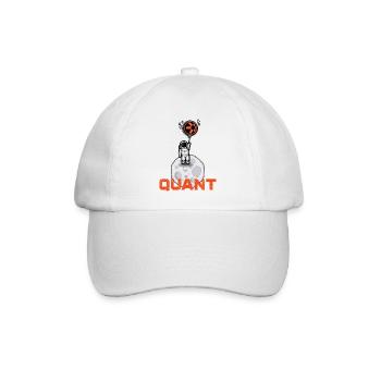 Quant Krypto Shirt Crypto Blockchain Geld Geschenk - Baseballkappe - Weiß/Weiß - Vorne