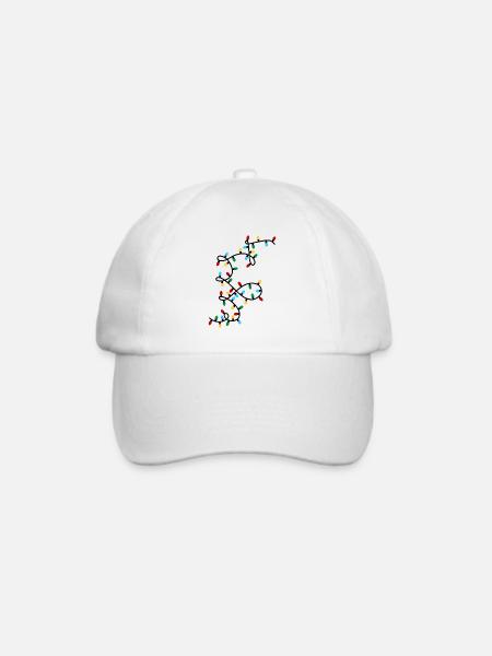 Lichterkette Weihnachten - Baseballkappe - Weiß/Weiß