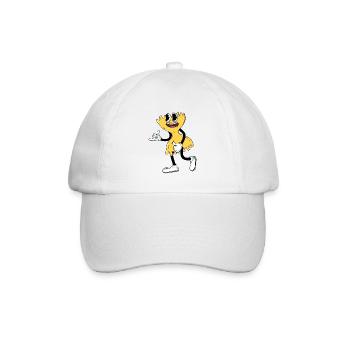 Nudel Farfalle Pasta - Baseballkappe - Weiß/Weiß - Vorne