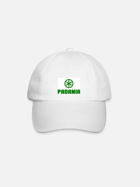 Padanien - Baseballkappe - Weiß/Weiß