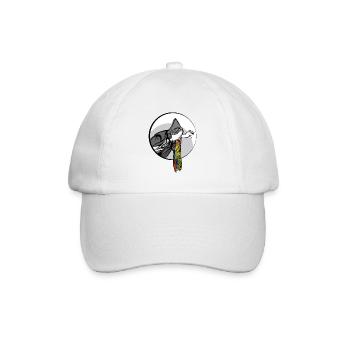 Glitzer Kotzen - Baseballkappe - Weiß/Weiß - Vorne