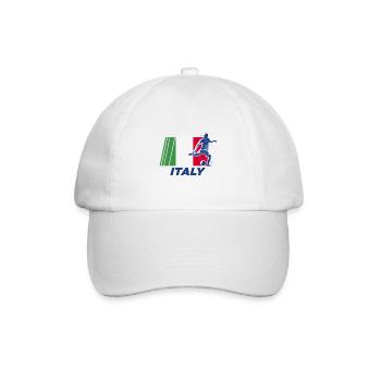 Fußball, Fußball Fußballfan, futbol, - Baseballkappe - Weiß/Weiß - Vorne