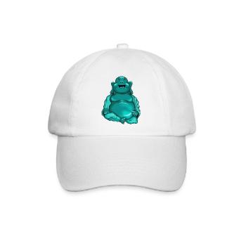 Buddha - Baseballkappe - Weiß/Weiß - Vorne