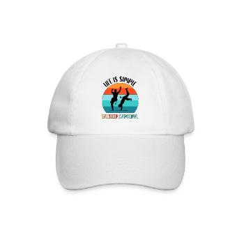 Capoeira - Baseballkappe - Weiß/Weiß - Vorne