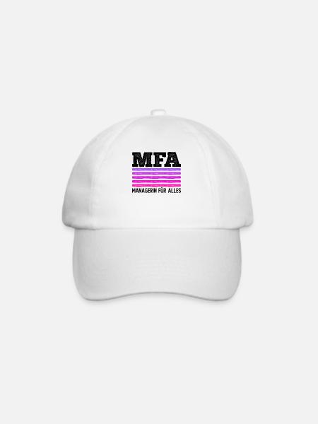 MFA Medizinische Fachangestellte Managerin - Baseballkappe - Weiß/Weiß