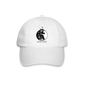 Wing Chun Wing Hard Kung Fu Martial Arts Combat Sp - Baseballkappe - Weiß/Weiß - Vorne