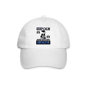 Medizin studieren Medizin-Student - Baseballkappe - Weiß/Weiß - Vorne