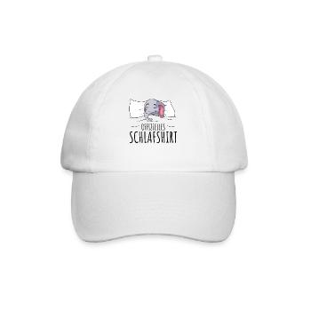 Elefant - Baseballkappe - Weiß/Weiß - Vorne