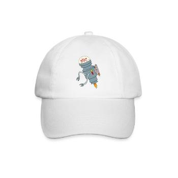 ROCKET ROBOT - Baseballkappe - Weiß/Weiß - Vorne