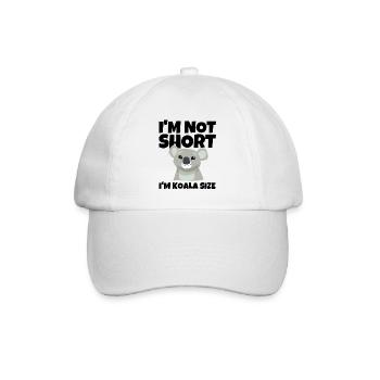 I'm Not Short I'm Koala Size Süß - Baseballkappe - Weiß/Weiß - Vorne