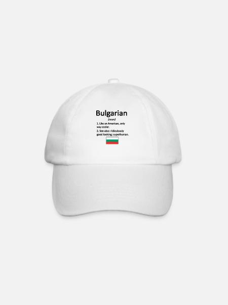 Bulgare Bulgarien Flagge Bulgarische Wurzeln - Baseballkappe - Weiß/Weiß