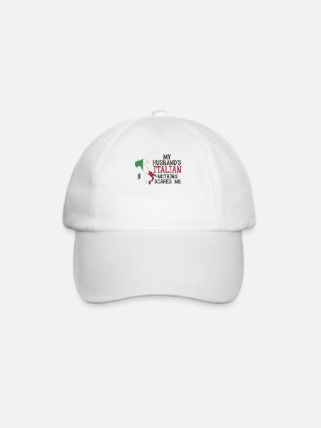 Ehefrau Italien Italienisch Italienerin Italiener - Baseballkappe - Weiß/Weiß