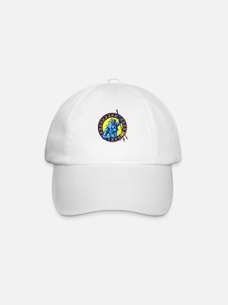 Gott des Meeres Poseidon - Baseballkappe - Weiß/Weiß