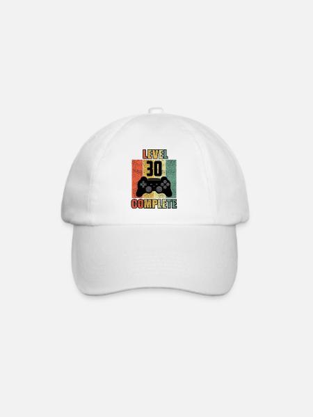 30 Geburtstag 30 Jahre Geschenk lustig 30 Jubiläum - Baseballkappe - Weiß/Weiß