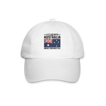 Australien Australier Australienurlaub Australien - Baseballkappe - Weiß/Weiß - Vorne