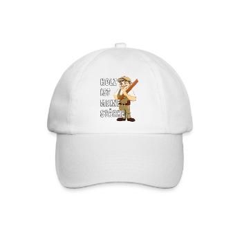 ZIMMERMANN HOLZ IST MEINE STÄRKE - Baseballkappe - Weiß/Weiß - Vorne