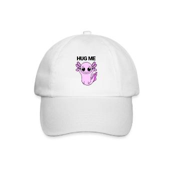 Axolotl Umarmung - Baseballkappe - Weiß/Weiß - Vorne