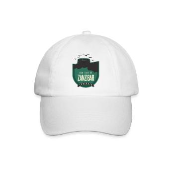 Altes Fort von Zansibar - Tansania - Baseballkappe - Weiß/Weiß - Vorne