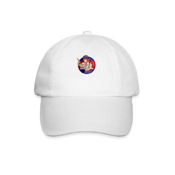 Kambodscha Khmer Sport Kämpfer Bokator I Geschenk - Baseballkappe - Weiß/Weiß - Vorne