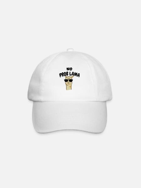 No Problama - Baseballkappe - Weiß/Weiß