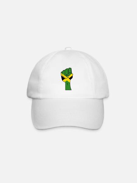 Jamaika - Baseballkappe - Weiß/Weiß