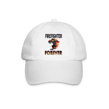 Feuerwehrmann Feuerwehrfrau Feuerwehr Geschenkidee - Baseballkappe - Weiß/Weiß - Vorne