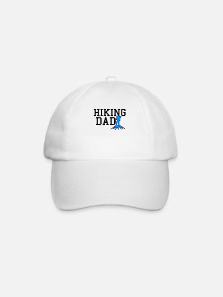 hiking dad - Baseballkappe - Weiß/Weiß