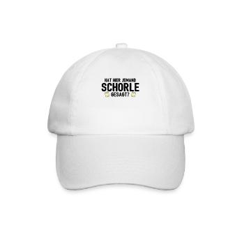 Weinschorle Schorle - Baseballkappe - Weiß/Weiß - Vorne
