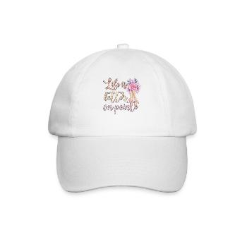 Balletttänzerin Ballerina Balletttanz Ballerina - Baseballkappe - Weiß/Weiß - Vorne