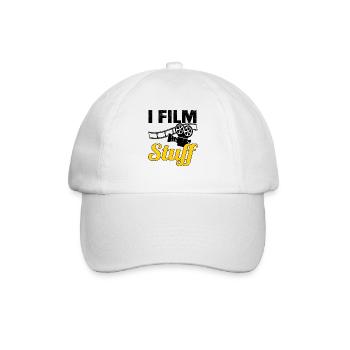 Regisseur Filmemacher Spielfilm Film - Baseballkappe - Weiß/Weiß - Vorne